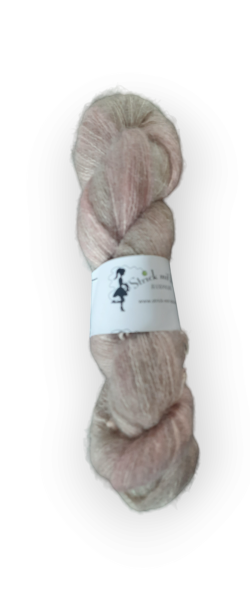 Alpakahailo Dreckiges Rosa-Lace-BabySuriAlpaka/Seide